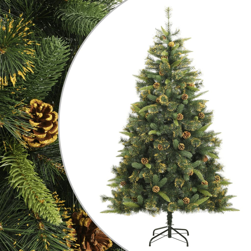 Kunstkerstboom Met Scharnieren En Standaard Groen