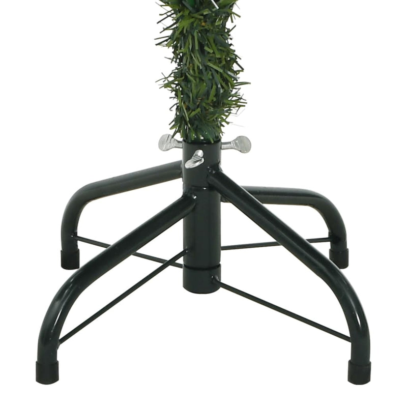 Kunstkerstboom Met Scharnieren Dennenappels En Bessen Groen