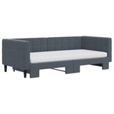 Slaapbank Onderschuifbed Matrassen 90X190Cm Fluweel