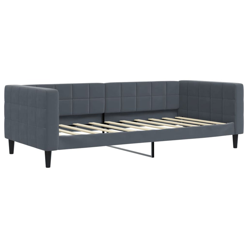 Slaapbank Onderschuifbed Matrassen 90X190Cm Fluweel