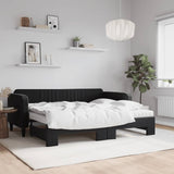 Slaapbank Onderschuifbed Matrassen 90X190Cm Fluweel
