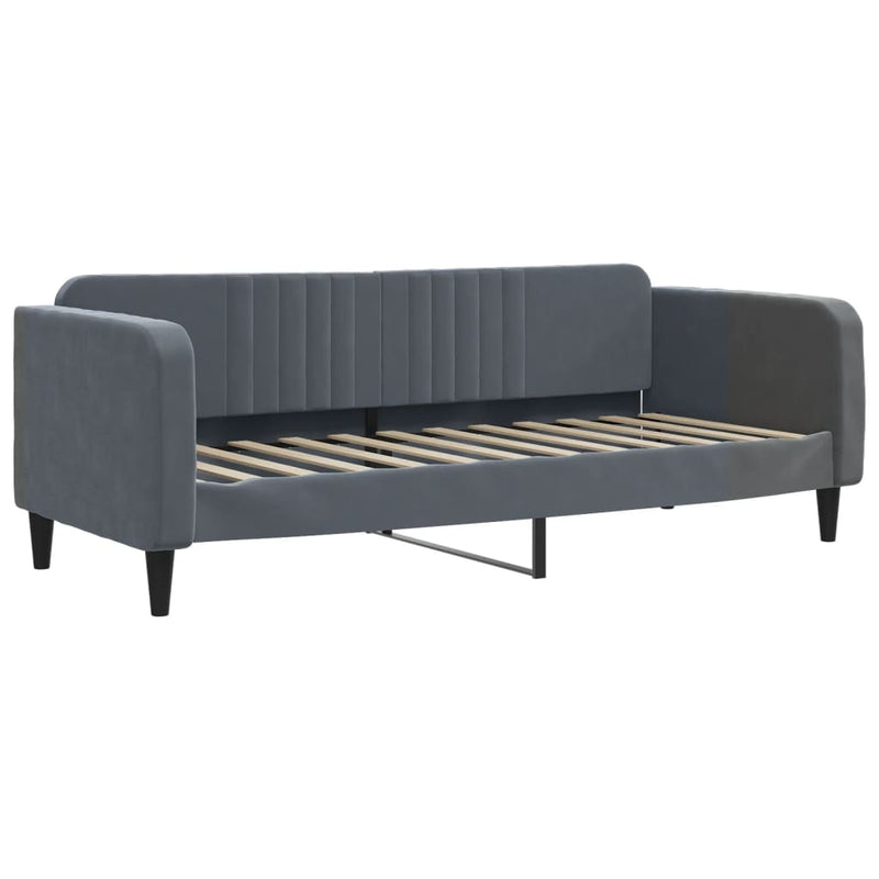Slaapbank Onderschuifbed Matrassen 90X190Cm Fluweel