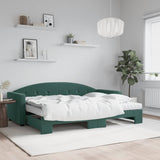 Slaapbank Onderschuifbed Matrassen 90X190Cm Fluweel