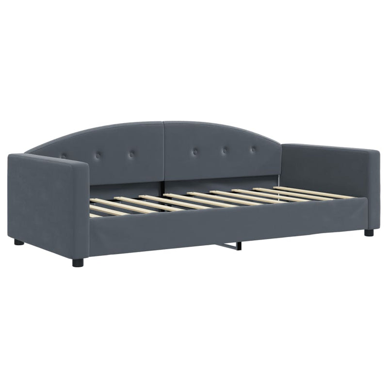 Slaapbank Onderschuifbed Matrassen 90X190Cm Fluweel
