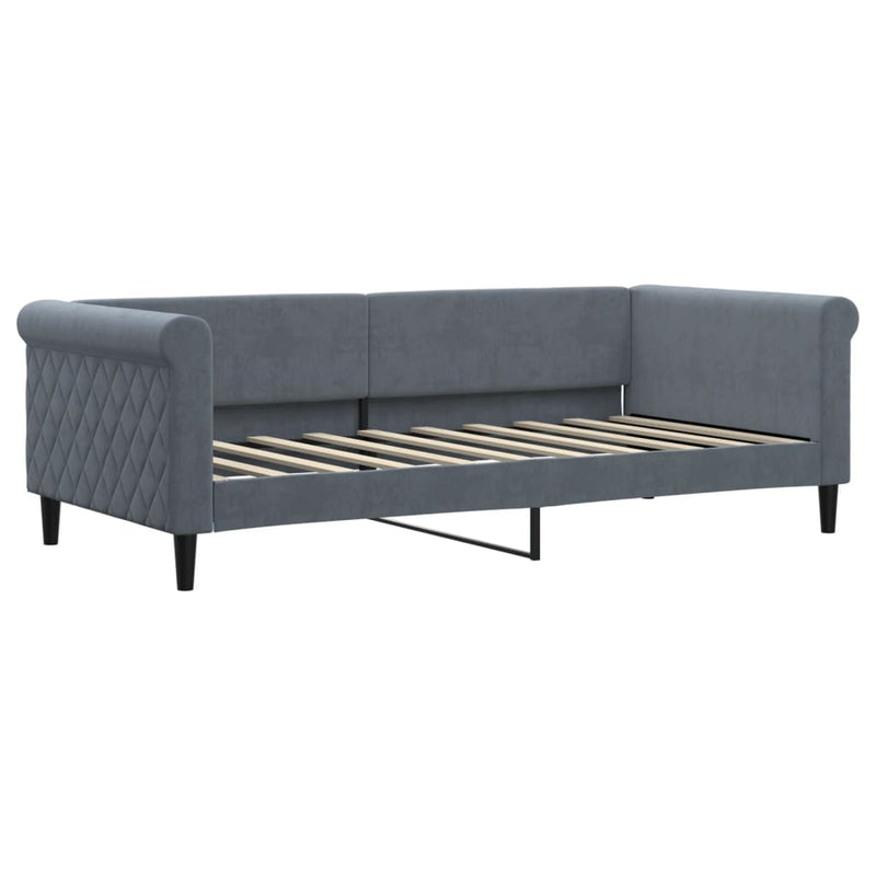 Slaapbank Onderschuifbed Matrassen 90X190Cm Fluweel
