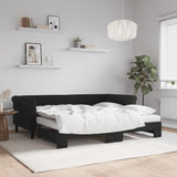 Slaapbank Onderschuifbed Matrassen 90X190Cm Fluweel