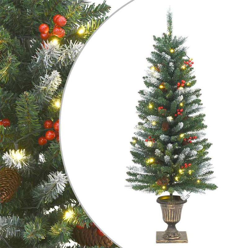 4-Delige Kerstdeurdecoratieset Pvc Groen
