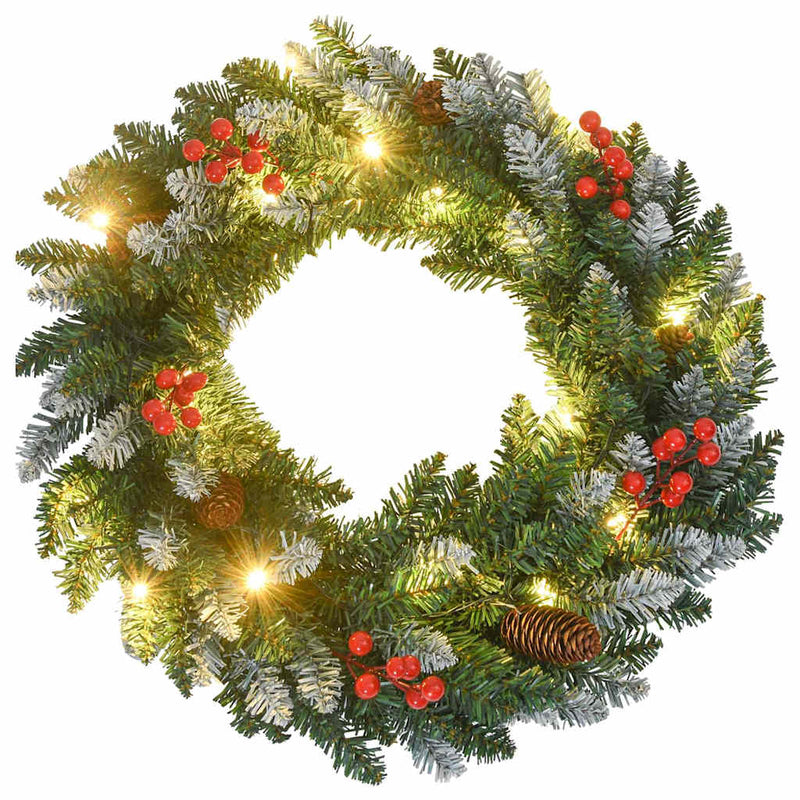 4-Delige Kerstdeurdecoratieset Pvc Groen