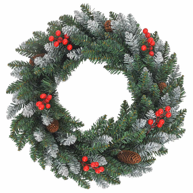 4-Delige Kerstdeurdecoratieset Pvc Groen