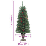 Kunstkerstbomen 2 St 100 Led's 120 Cm Groen