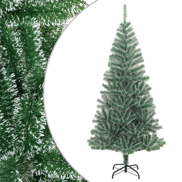 Kunstkerstboom Met Sneeuw Groen Groen
