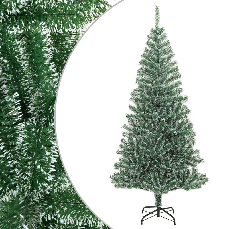 Kunstkerstboom Met Sneeuw Groen Groen