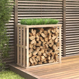 Houtblokhouder 108X52X106 Cm Massief Grenenhout Was