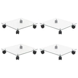 Plantenrollers 4 St Vierkant 35X35 Cm Gehard Glas