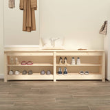 Schoenenbank 160X36,5X50 Cm Massief Grenenhout