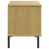 Schoenenrek Met Metalen Poten Oslo 106X35X45Cm Grenenhout