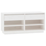 Schoenenkast 110X34X52 Cm Massief Grenenhout