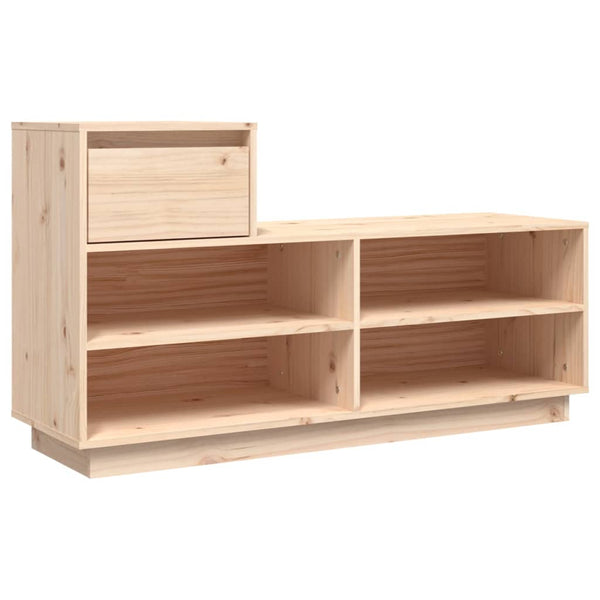 Schoenenkast 110X34X61 Cm Massief Grenenhout
