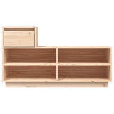 Schoenenkast 110X34X61 Cm Massief Grenenhout