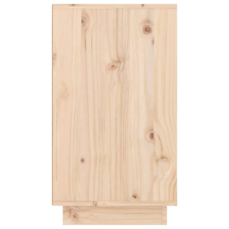 Schoenenkast 110X34X61 Cm Massief Grenenhout
