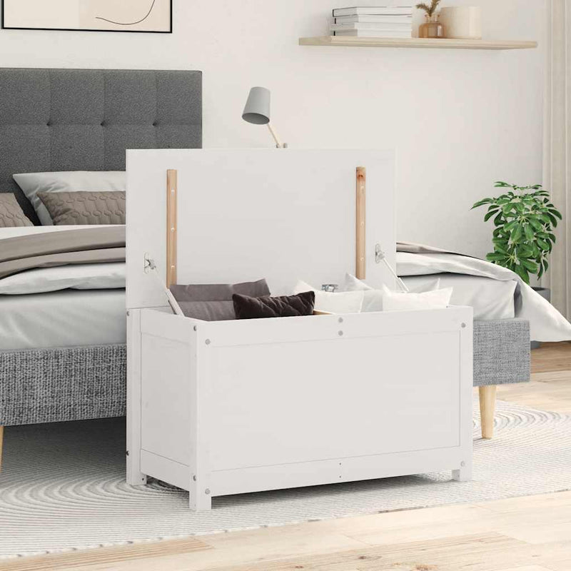 Opbergbox 60X32X45,5 Cm Massief Grenenhout