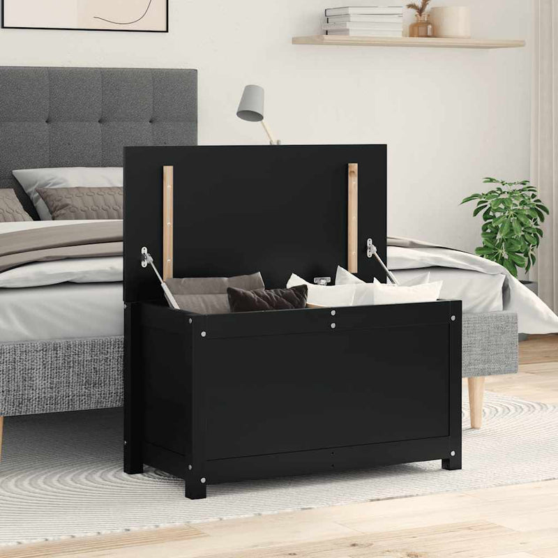 Opbergbox 60X32X45,5 Cm Massief Grenenhout