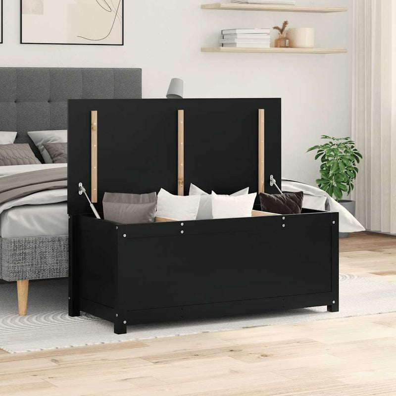 Opbergbox 60X32X45,5 Cm Massief Grenenhout