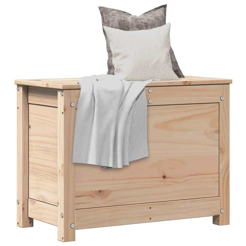 Opbergbox 60X32X45,5 Cm Massief Grenenhout