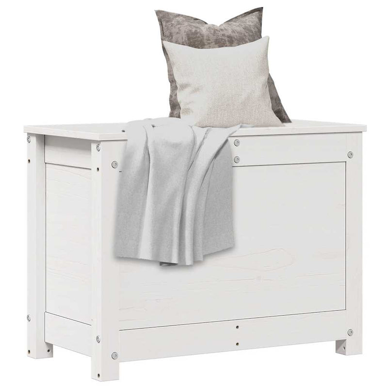 Opbergbox 60X32X45,5 Cm Massief Grenenhout