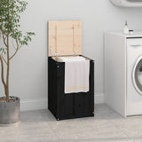 Wasmand 88,5X44X66 Cm Massief Grenenhout