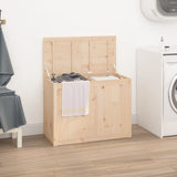 Wasmand 88,5X44X66 Cm Massief Grenenhout