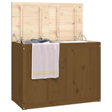 Wasmand 88,5X44X66 Cm Massief Grenenhout