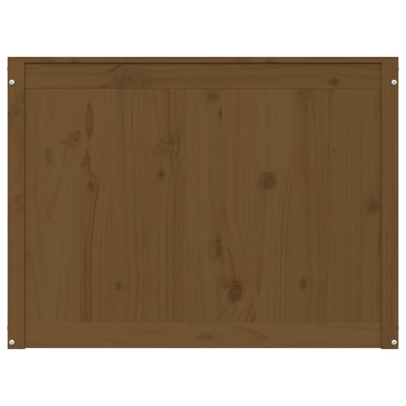 Wasmand 88,5X44X66 Cm Massief Grenenhout