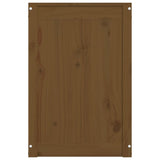 Wasmand 88,5X44X66 Cm Massief Grenenhout