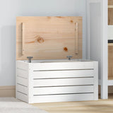 Opbergbox 109X36,5X33 Cm Massief Grenenhout