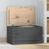 Opbergbox 109X36,5X33 Cm Massief Grenenhout