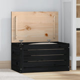 Opbergbox 109X36,5X33 Cm Massief Grenenhout