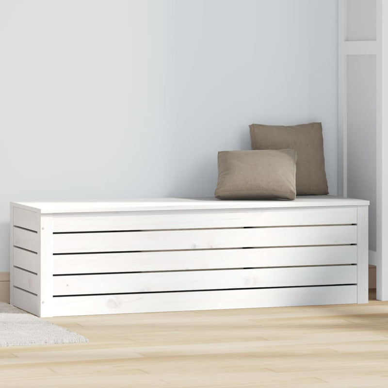 Opbergbox 109X36,5X33 Cm Massief Grenenhout