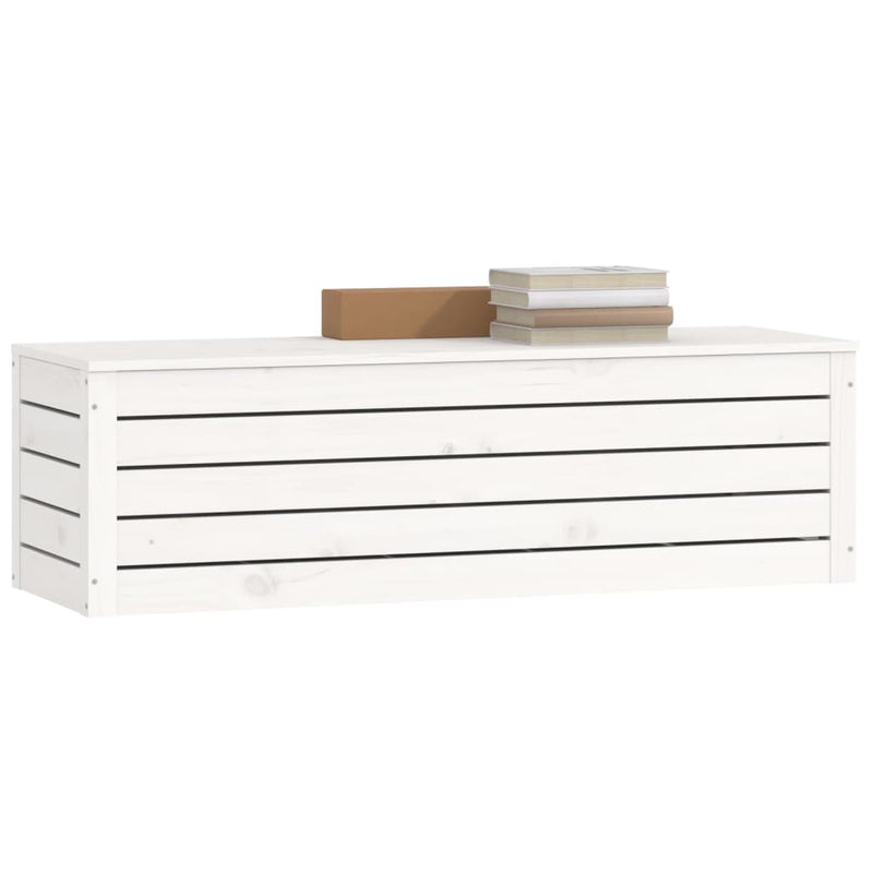 Opbergbox 109X36,5X33 Cm Massief Grenenhout