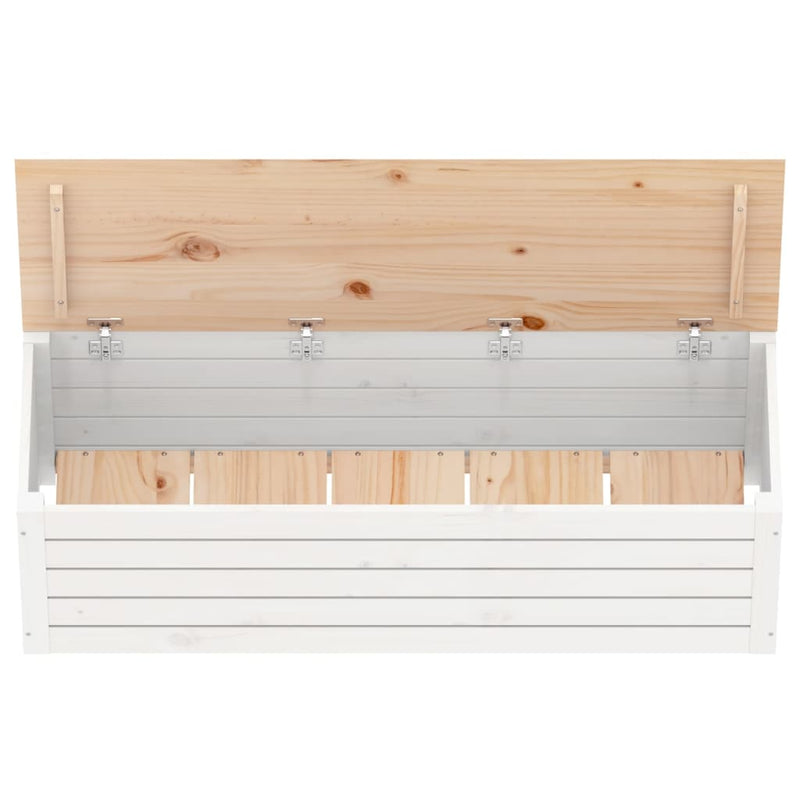 Opbergbox 109X36,5X33 Cm Massief Grenenhout