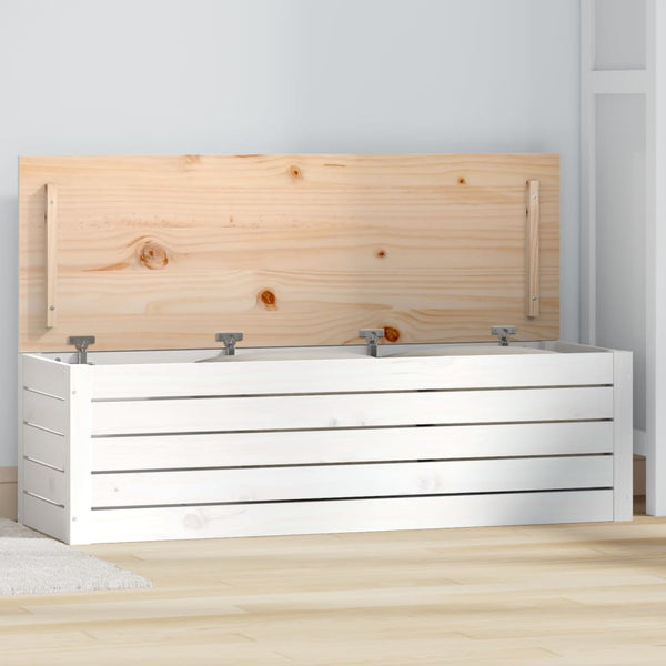 Opbergbox 109X36,5X33 Cm Massief Grenenhout