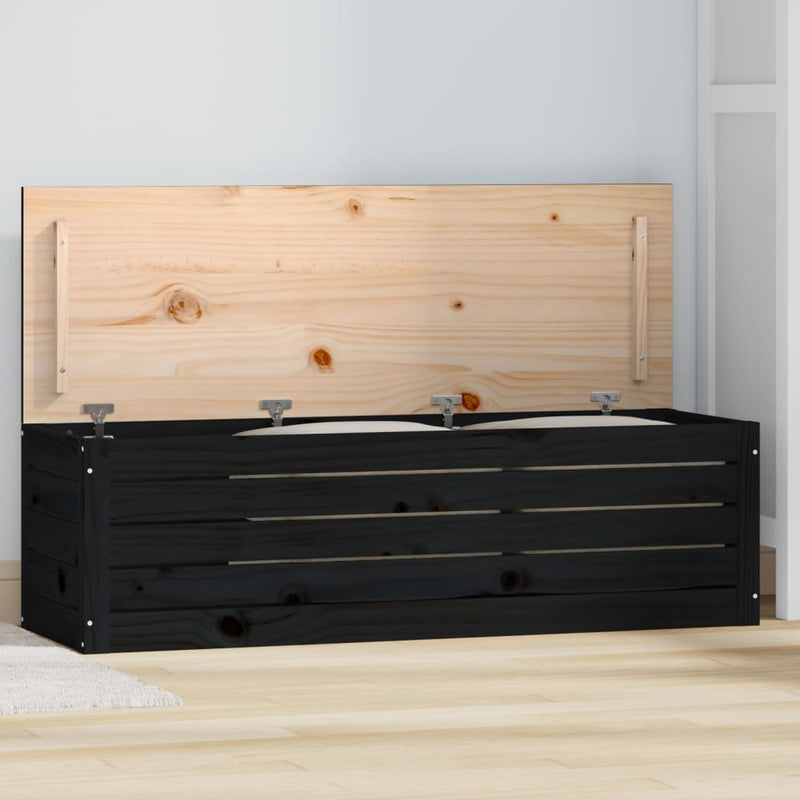 Opbergbox 109X36,5X33 Cm Massief Grenenhout