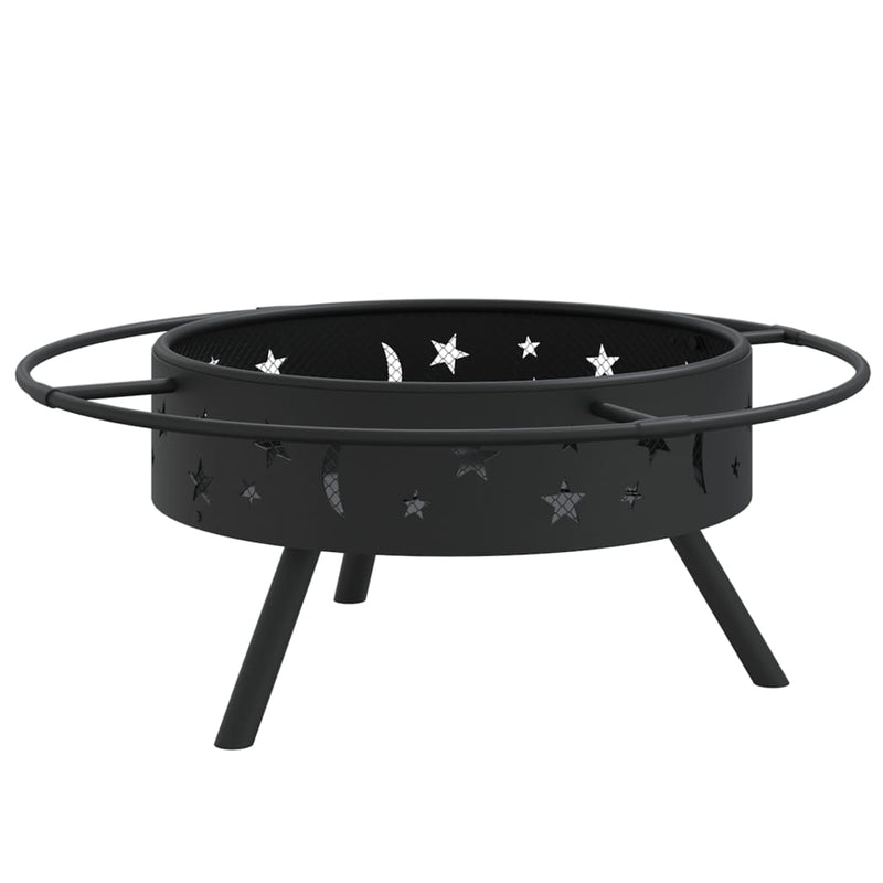 Vuurplaats Met Pook Xxl 70 Cm Staal