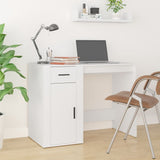 Bureau Met Lade 100 X 49 X 75 Cm Bewerkt Hout