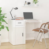Bureau Met Lade 100 X 49 X 75 Cm Bewerkt Hout