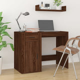 Bureau Met Lade 100 X 49 X 75 Cm Bewerkt Hout