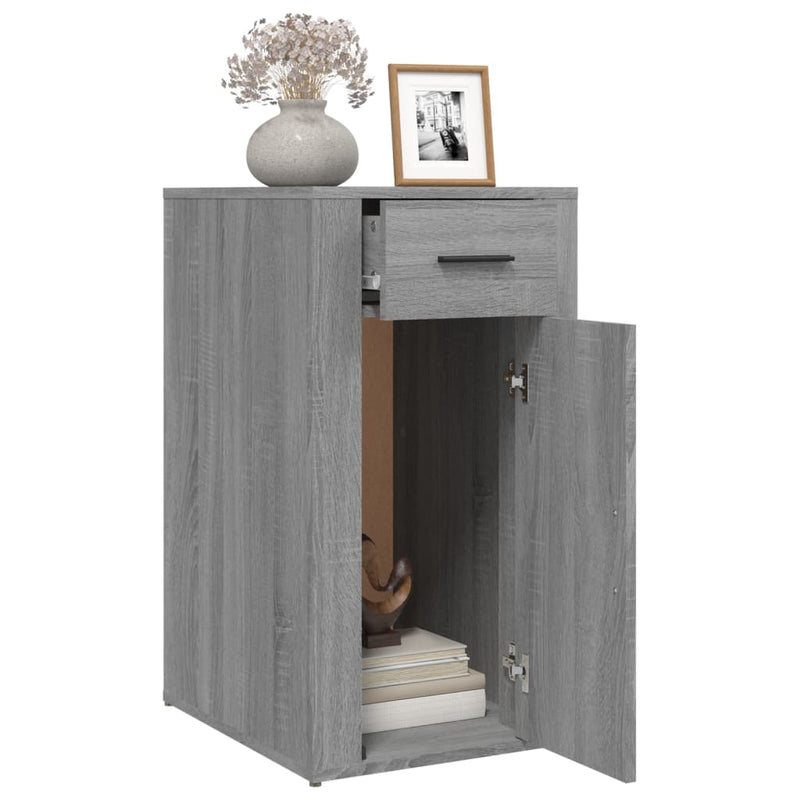 Bureaukastje 40X49X75 Cm Bewerkt Hout Eikenkleurig