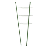 Plantensteunen Met 3 Ringen 75 Cm Staal Groen
