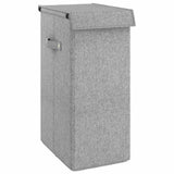 Wasmand Inklapbaar 26X34,5X59,5 Cm Kunstlinnen Grijs