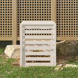 Compostbak 63,5X63,5X77,5 Cm Massief Grenenhout Grijs